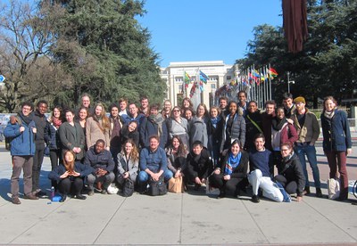 MEG Students visit Frankfurt & Geneva
