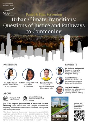 Urban Climate Transitions: Questions of Justice and Pathways to Commoning